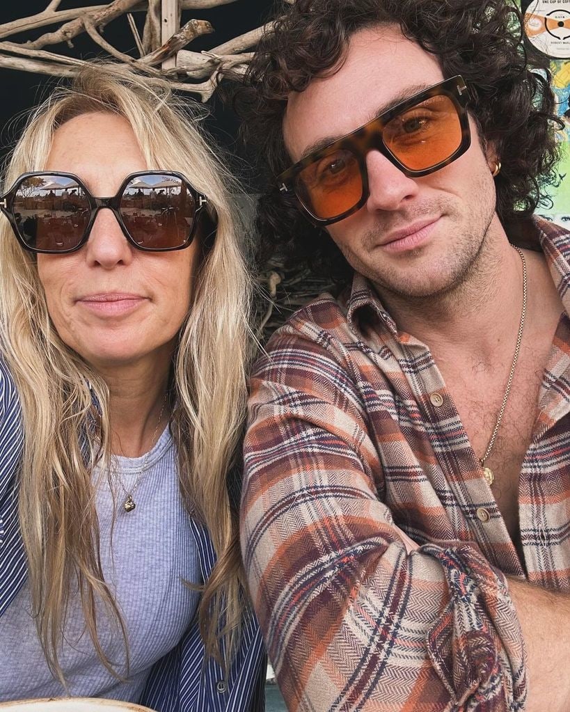 Aaron Taylor-Johnson enjoyed a vacation with his wife, Sam