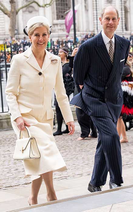 Sophie and Prince Edward attending the Commonwealth Service