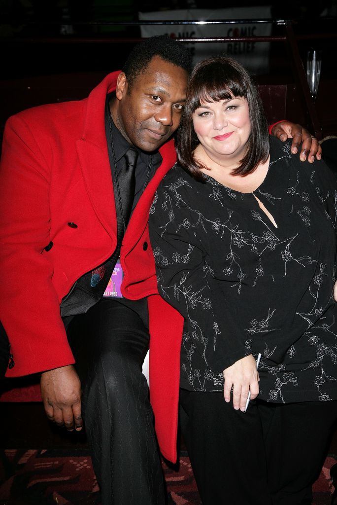 Dawn with Lenny Henry in 2006