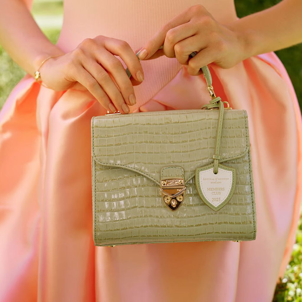 Aspinal of London midi mayfair in green