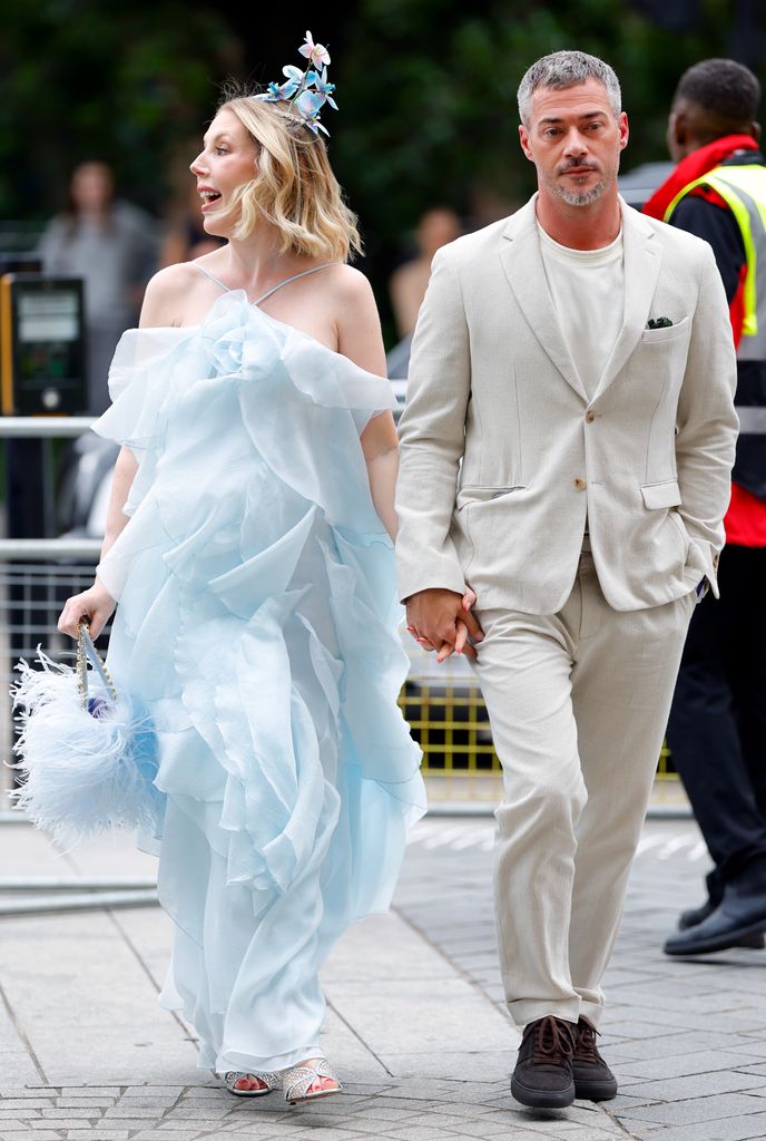 katherine ryan and husband bobby at Mel B wedding 