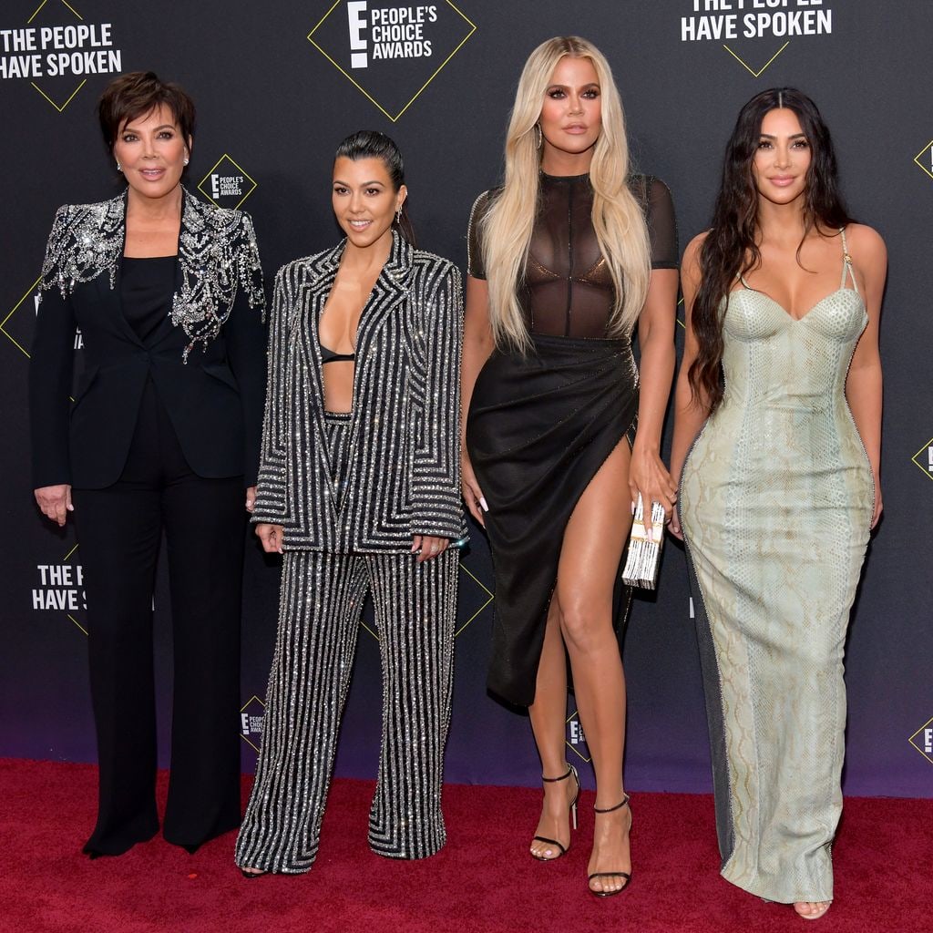 Left to right: Kris Jenner, Kourtney Kardashian, Khloe Kardashian and Kim Kardashian 