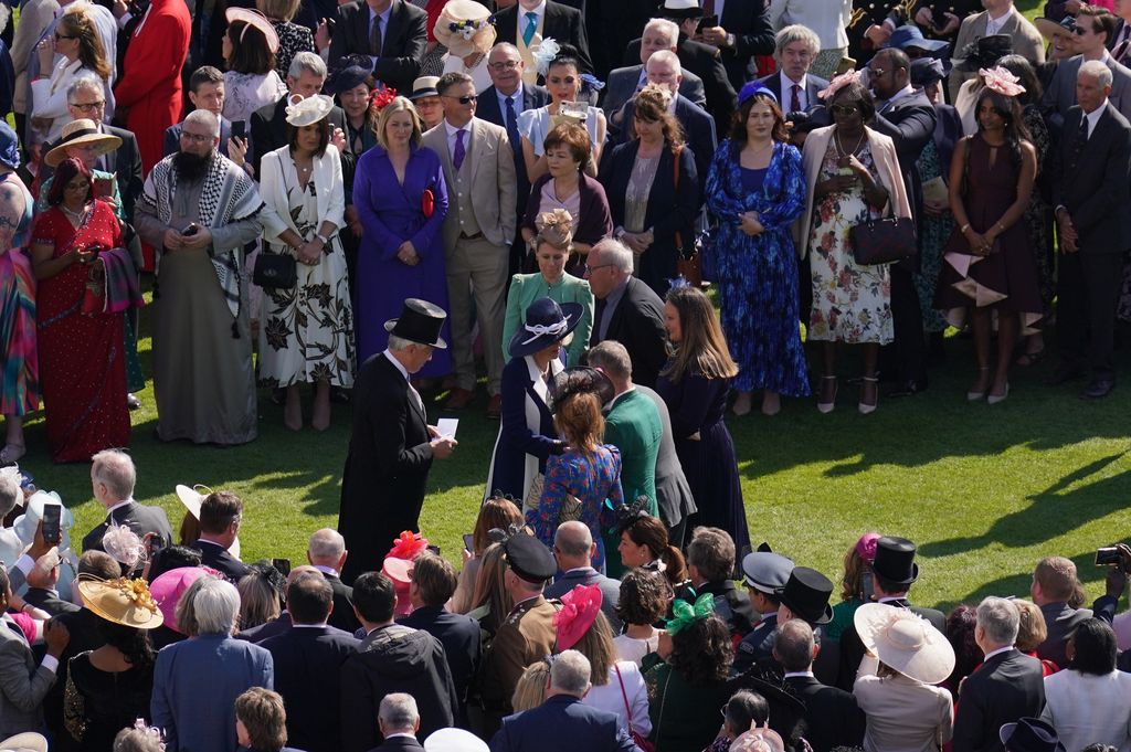 The King and Queen Consort greeting members of the public