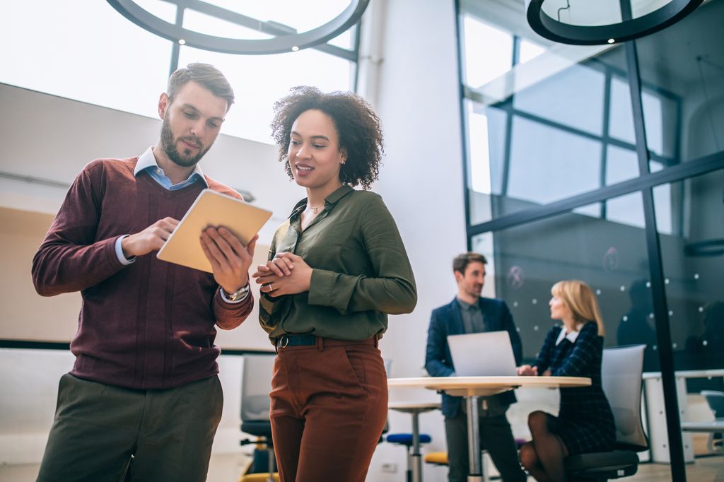 people getting along at work