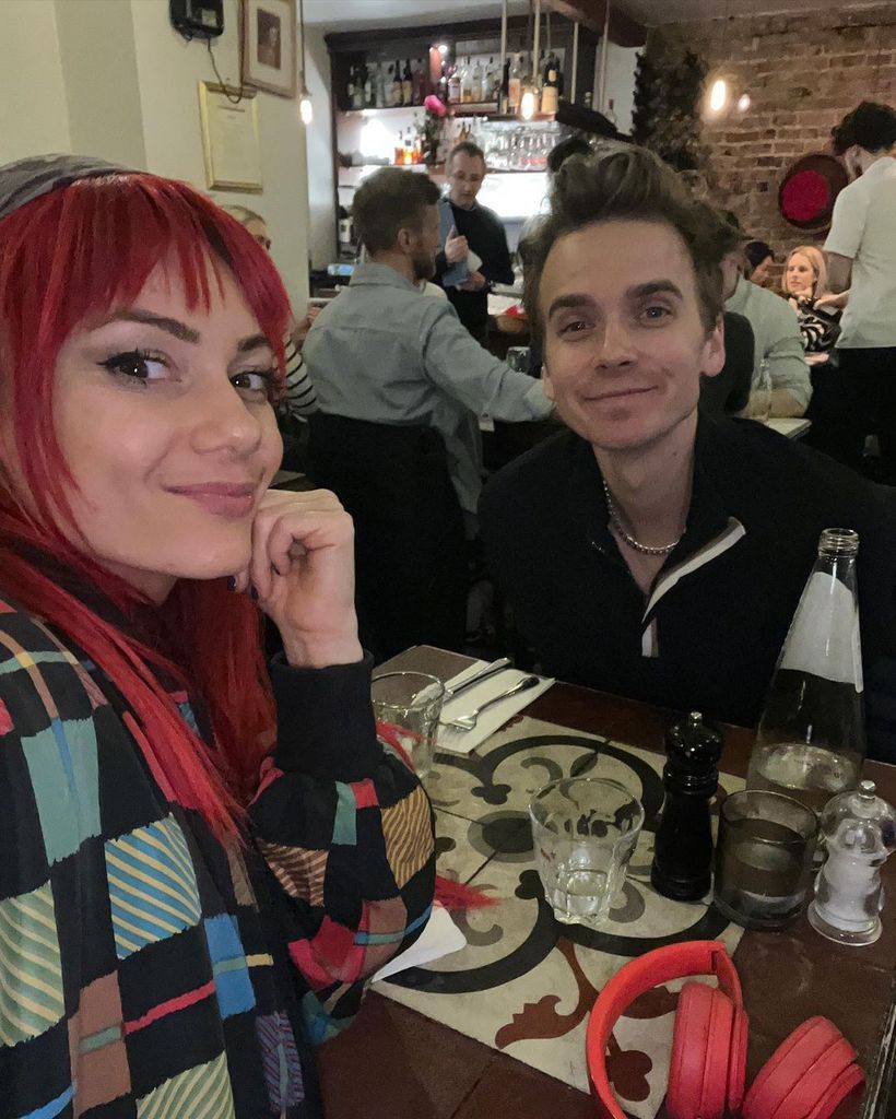 Dianne Buswell and Joe Sugg on a date night
