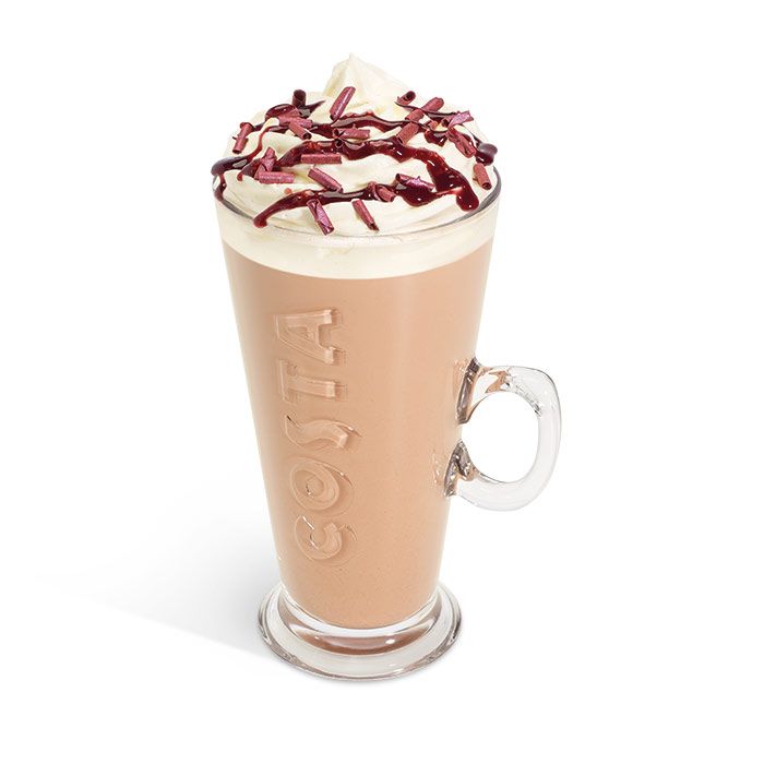 black forest and cream hot chocolate