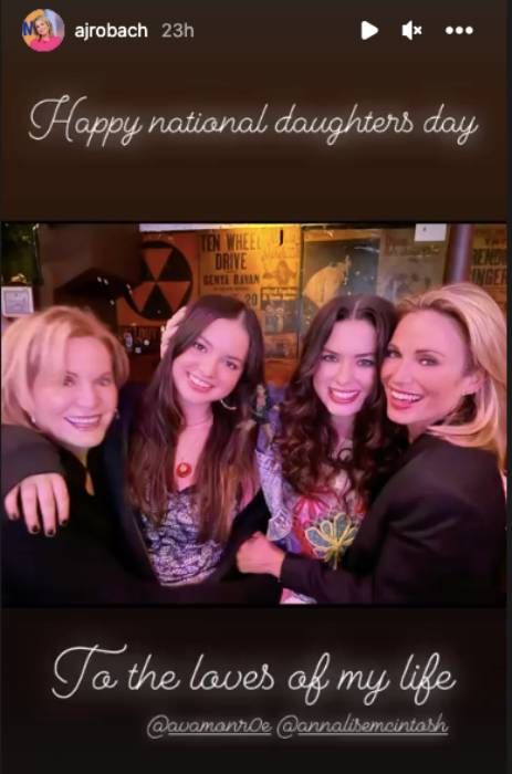 gma amy robach daughters youthful mom