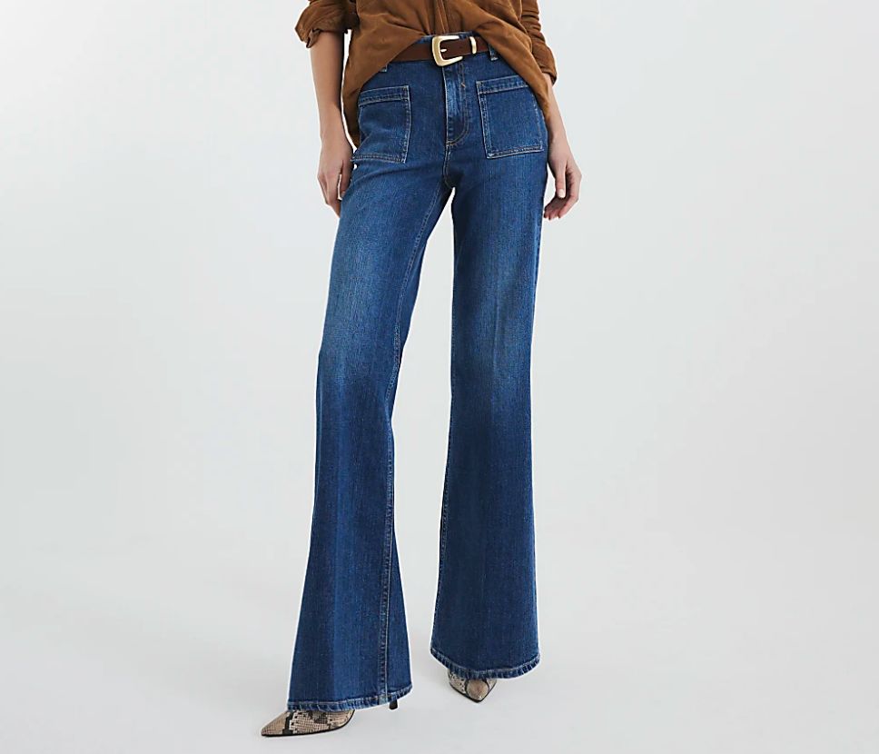 Comment s'habiller comme Victoria Beckham - un jean bleu de River Island