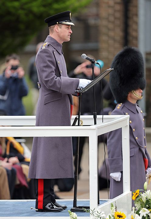 Prince of Wales addresses the Welsh Guards