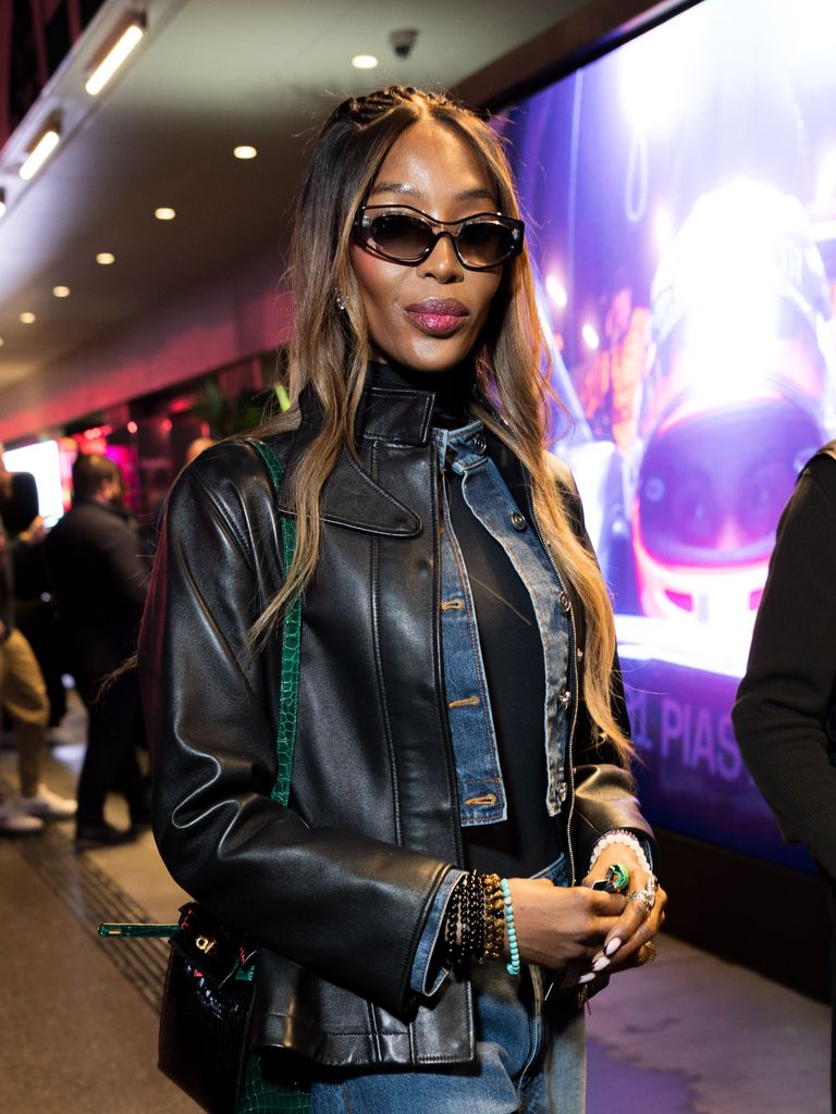 Naomi Campbell brought supermodel style to the event