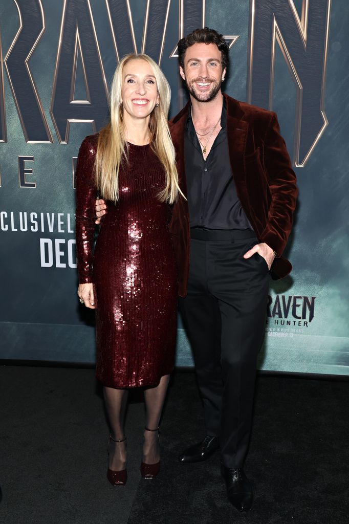 Sam Taylor-Johnson and Aaron Taylor-Johnson on red carpet