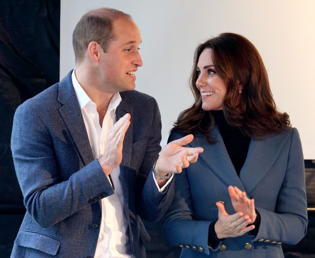 prince william and kate laughing