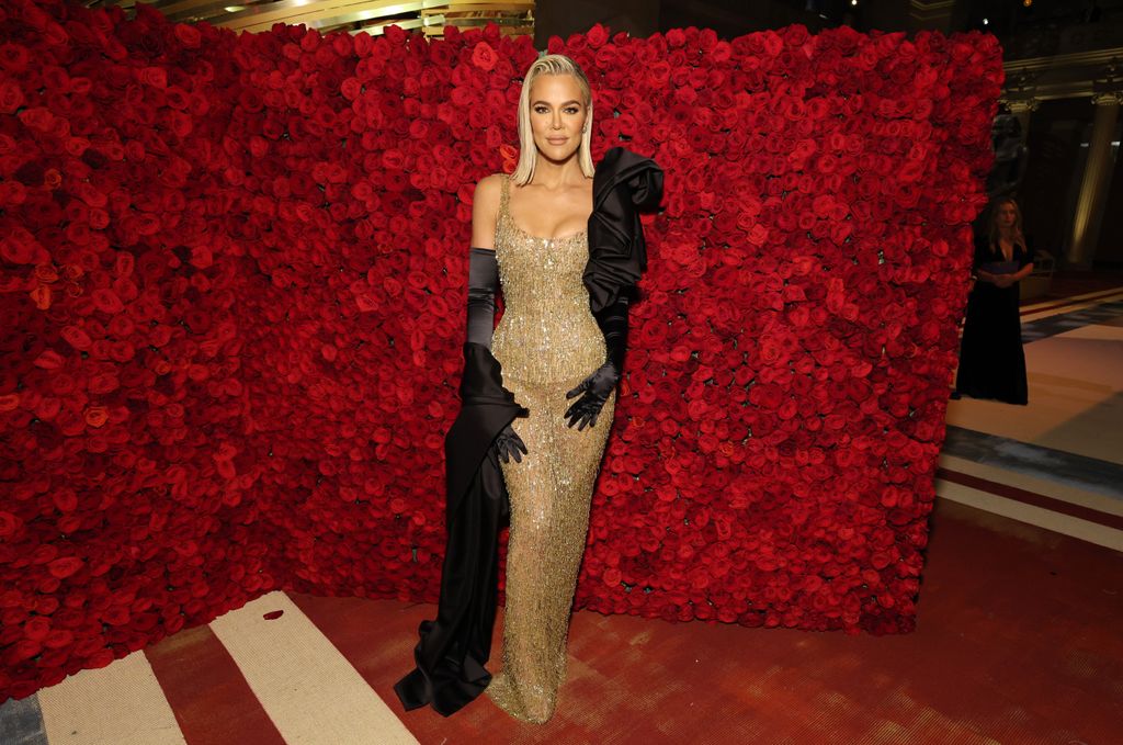 Khloe Kardashian attends The 2022 Met Gala Celebrating "In America: An Anthology of Fashion" at The Metropolitan Museum of Art on May 02, 2022 in New York City