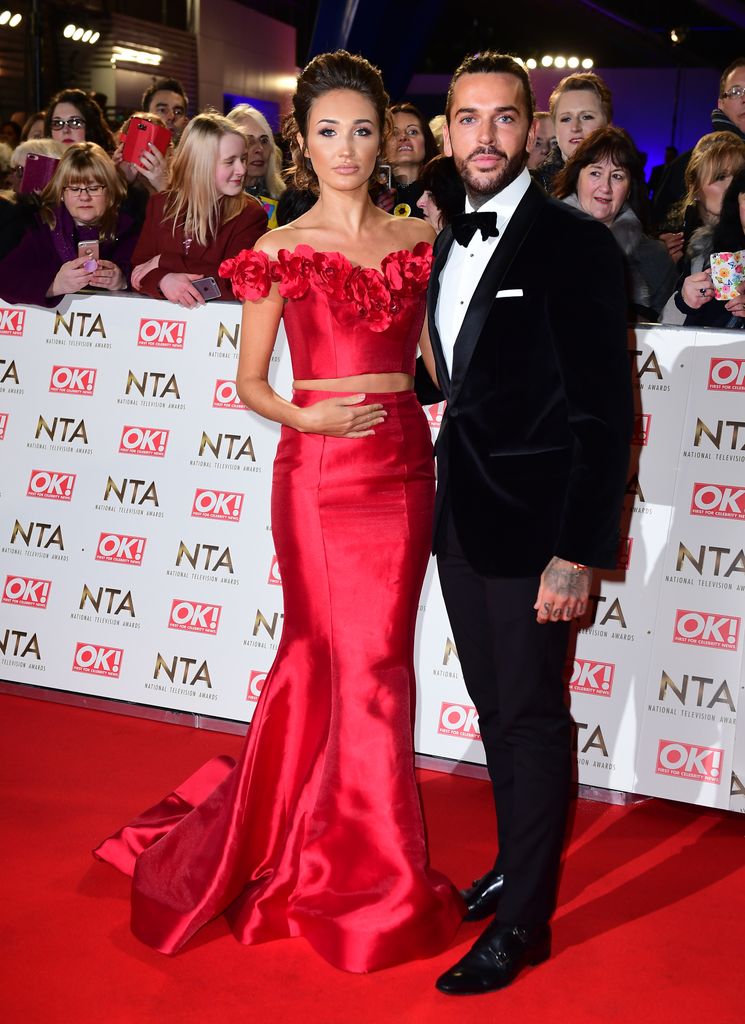 Megan McKenna and Pete Wicks on red carpet