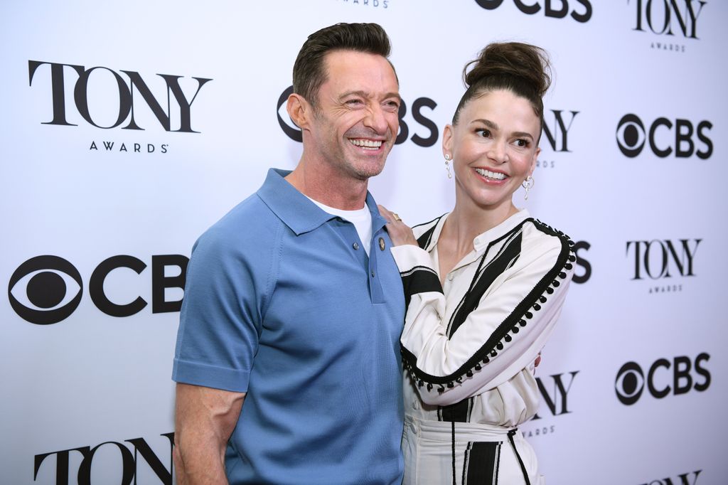 Hugh Jackman and Sutton Foster confirm romance with loved up dinner date