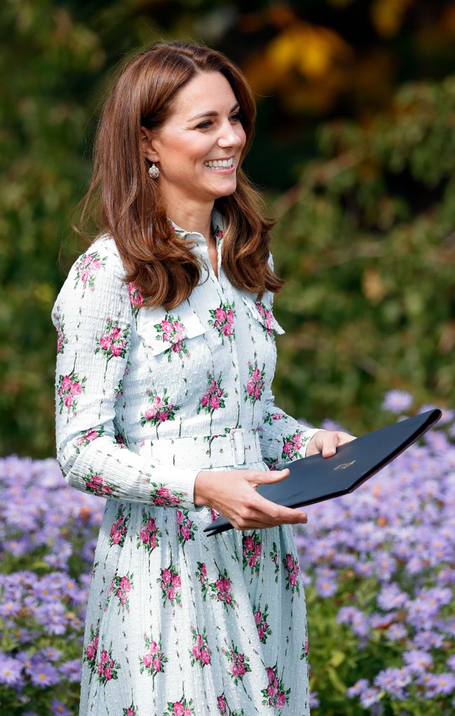 Kate Middleton participa do "De volta a natureza" festival no RHS Garden Wisley em 10 de setembro de 2019 em Woking, Inglaterra. 