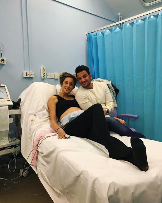 emily and peter andre hospital