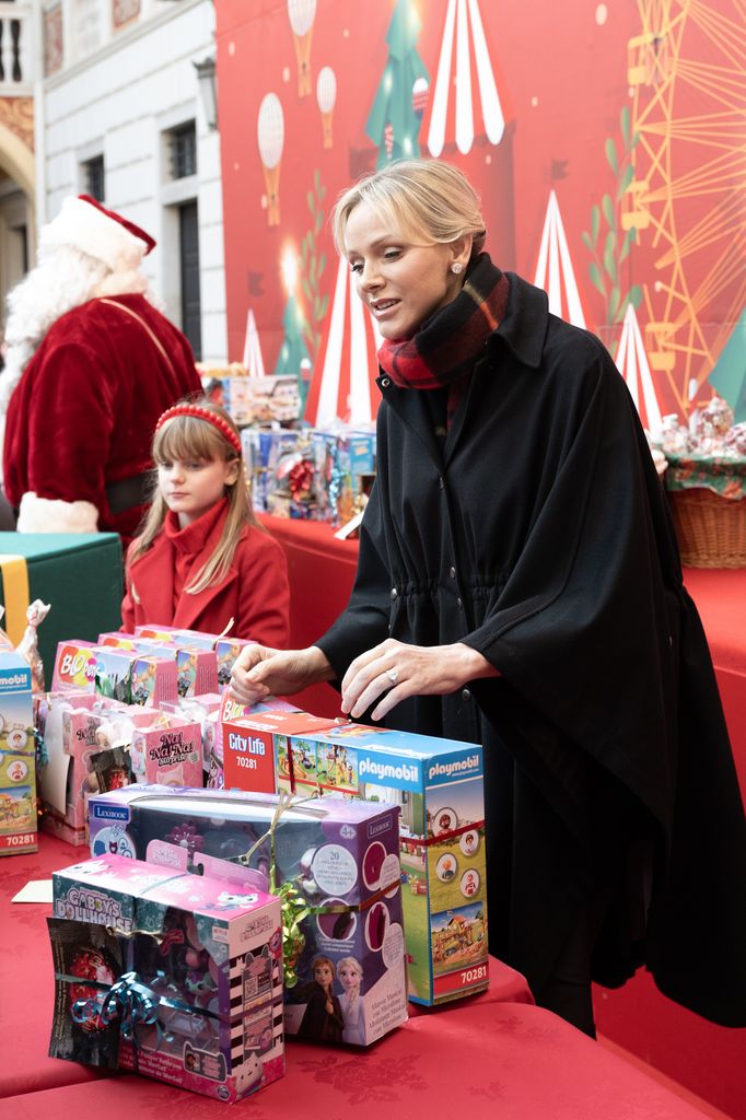 Princess Charlene and her daughter Princess Gabriella were royal style twins