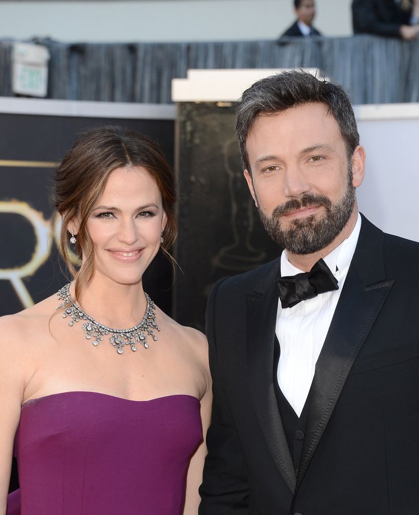 Actress Jennifer Garner and actor and director Ben Affleck arrive at the Oscars at the Hollywood & Highland Center on February 24, 2013 in Hollywood, California.