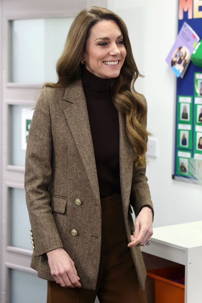 Kate Middleton during her visit to Family Action's Children's Trauma Therapy Service