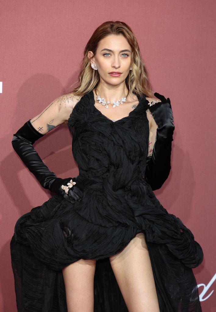 Paris Jackson attends the amfAR Cannes Gala 30th edition Presented by Chopard and Red Sea International Film Festival at Hotel du Cap-Eden-Roc on May 23, 2024 in Cap d'Antibes, France.