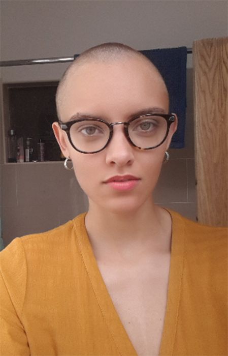 Ruby Tandoh has shaved her head
