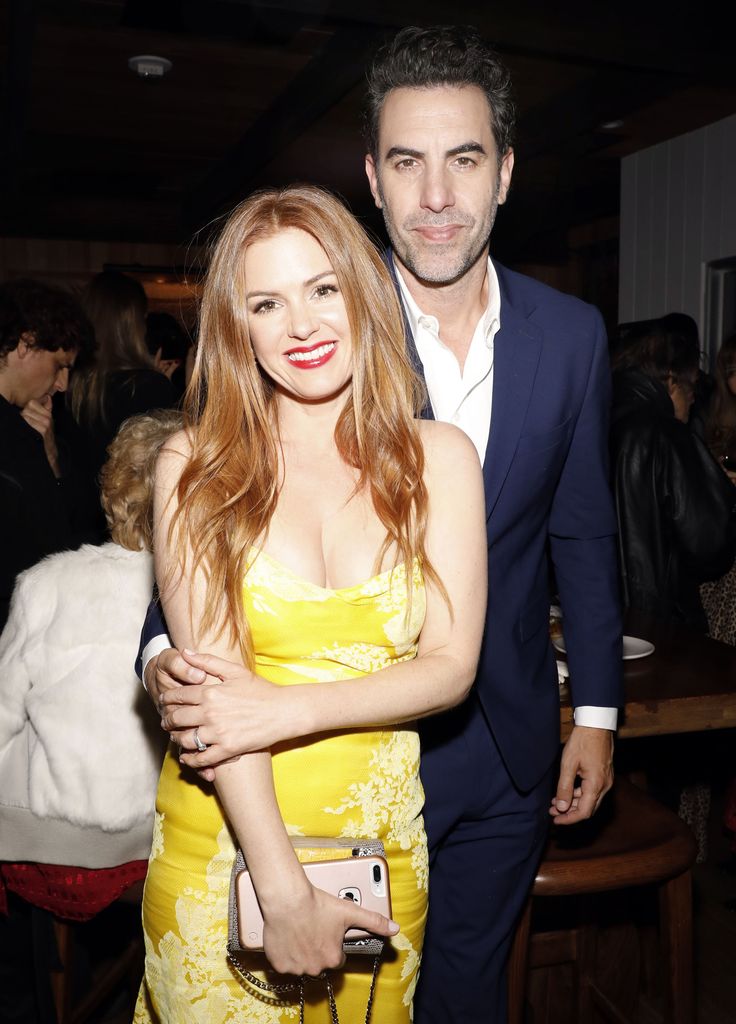 isla fisher sacha baron cohen lion screening 2017