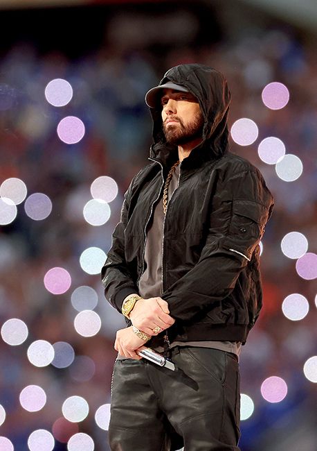 Eminem performs at 2022 Super Bowl