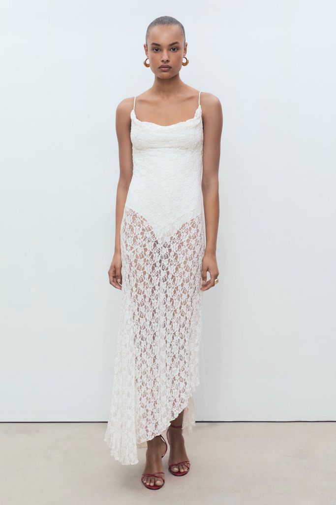 Mango sheer dress