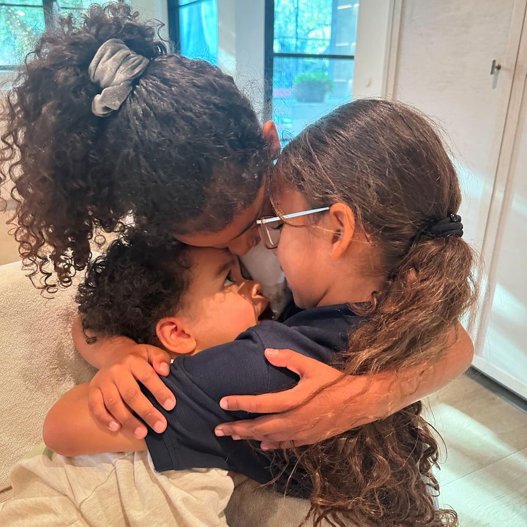 Dream, True and Tatum shared a sweet family moments
