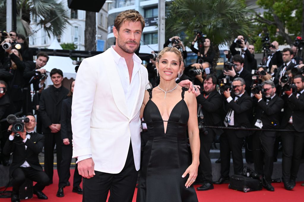 Elsa Pataky, Chris Hemsworth attend the "Furiosa: A Mad Max Saga" (Furiosa: Une Saga Mad Max) Red Carpet 