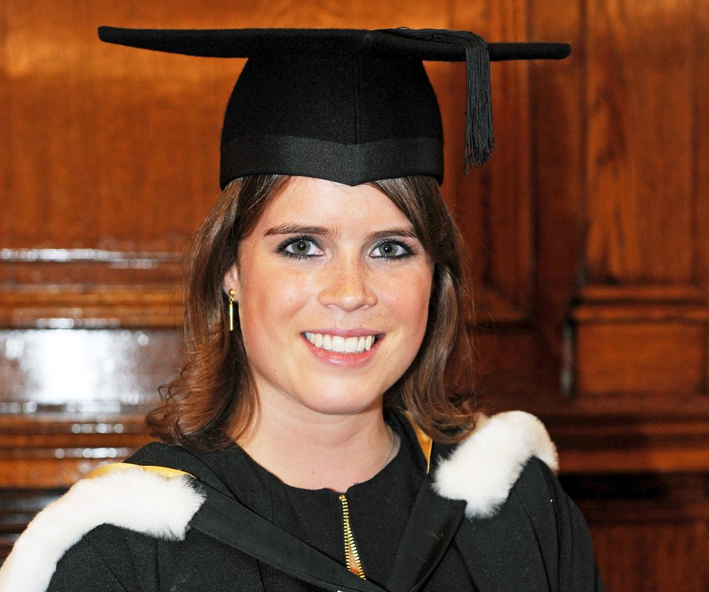 Princess Eugenie on the day of her graduation