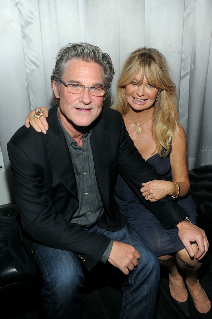 Goldie Hawn and Kurt Russell 