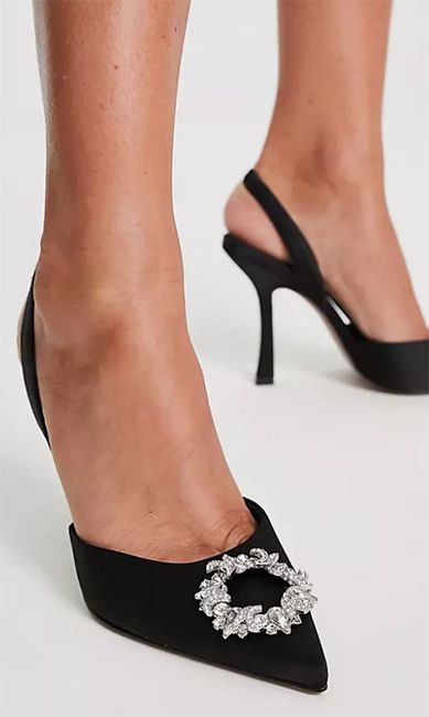 black jewelled heels 