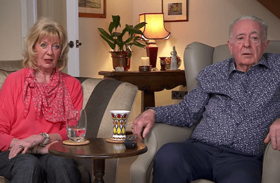 Anne and Ken from Gogglebox in their living room