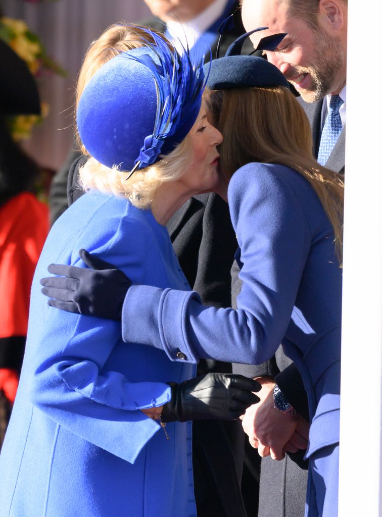 The Princess of Wales and King Charles' wife embraced at Windsor Castle