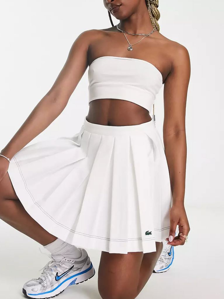 Lacoste tennis skirt in white