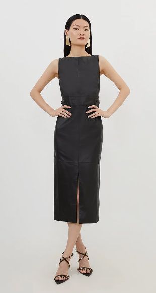 Karen Millen Leather Dress