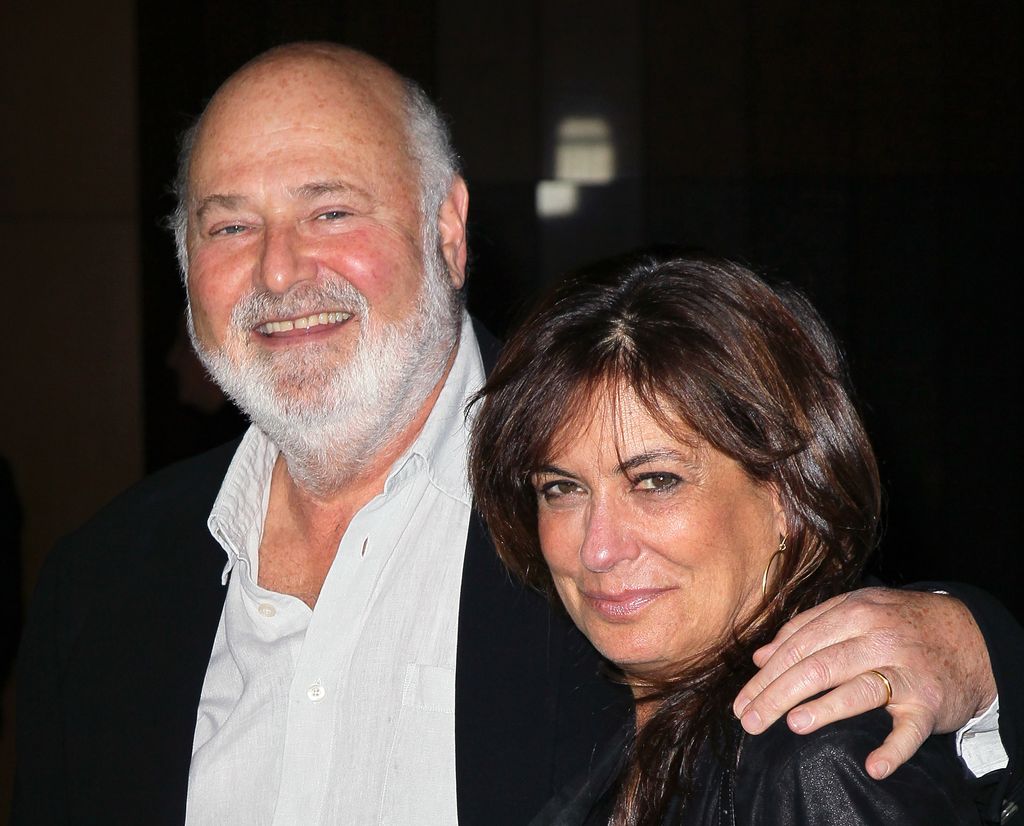 Director Rob Reiner (L) and wife Michele Singer attend the premiere of "The Magic of Belle Isle" at the Directors Guild of America on June 20, 2012