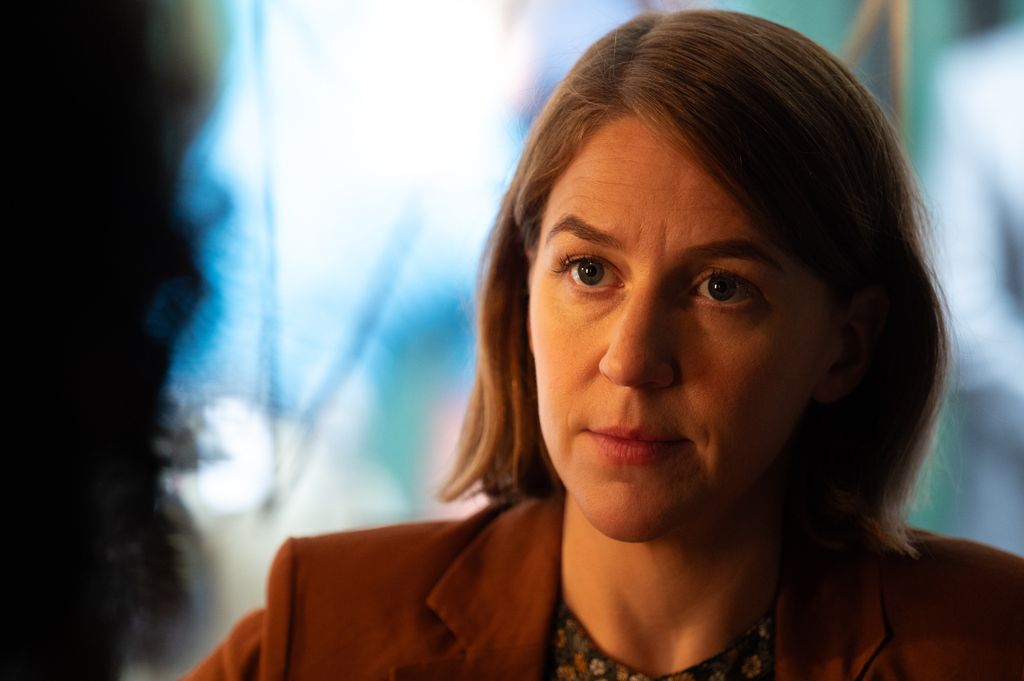 Gemma Whelan as DI Sarah Collins in The Tower