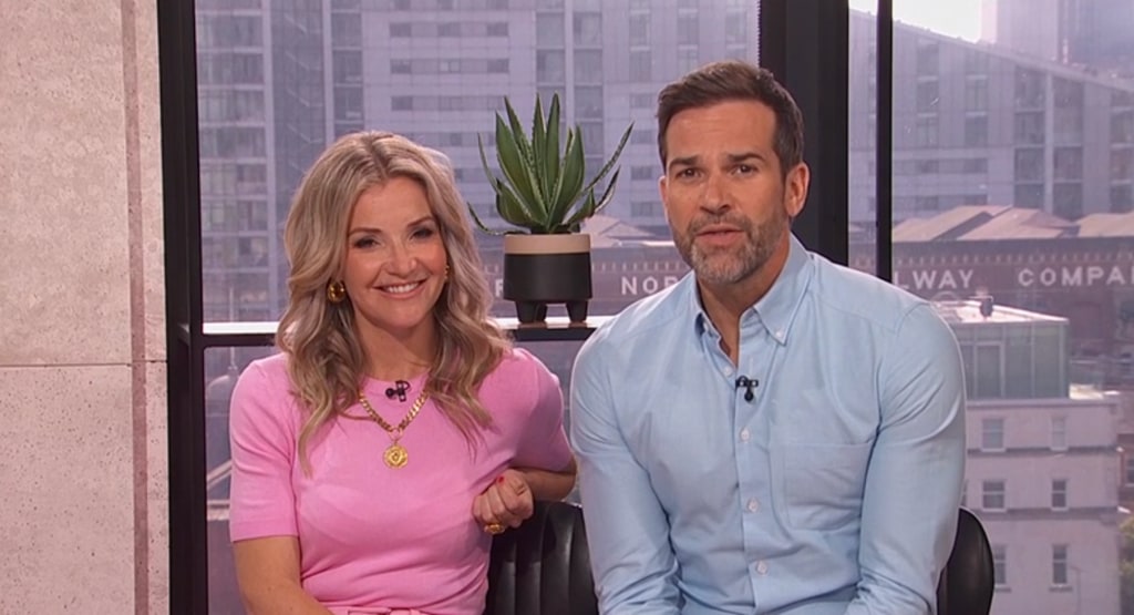 Helen Skelton and Gethin Jones on Morning Live