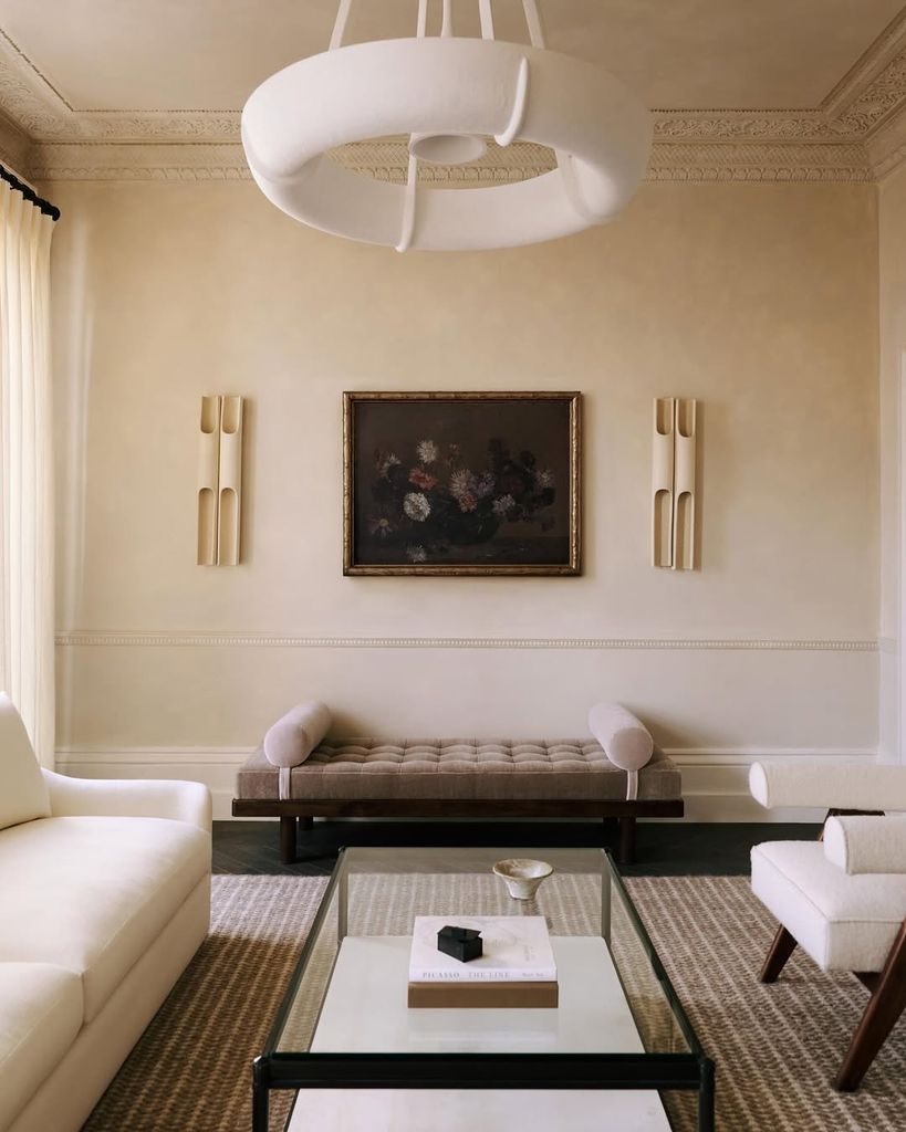 living room with high end decor