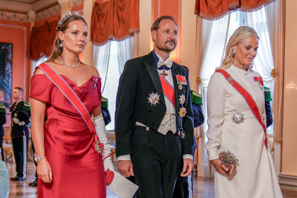 princess ingrid alexandra at gala dinner with parents