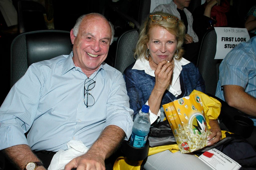 candice bergen eating popcorn with husband marshall rose