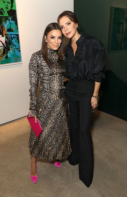 Eva Longoria and Victoria Beckham
