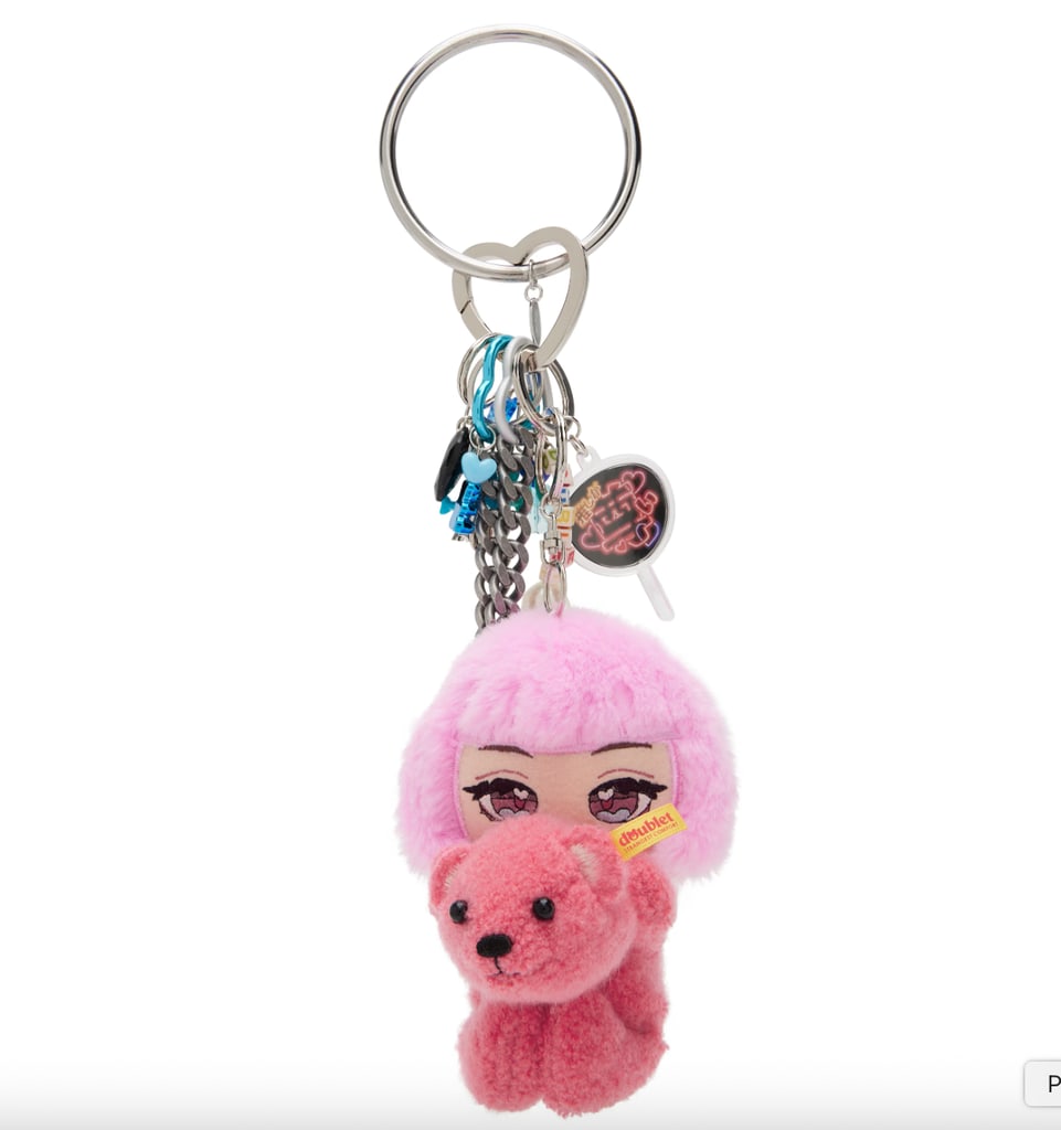 A Multicolor 'Oshi-Nui' Keychain photographed on a white background