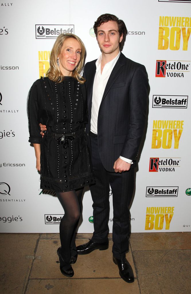 Sam Taylor-Wood and Aaron Johnson attend the After party for the London Premiere of 'Nowhere Boy' hosted by Quintessentially at The House of St Barnabas on November 26, 2009 in London, England