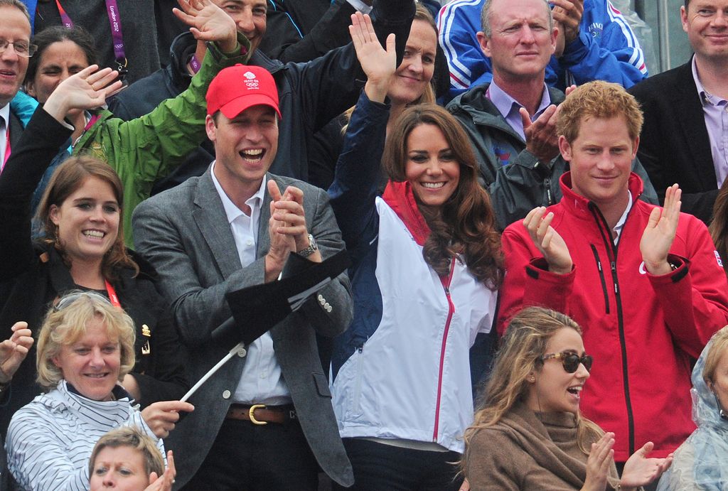 William claps and Kate waves as Zara wins silver