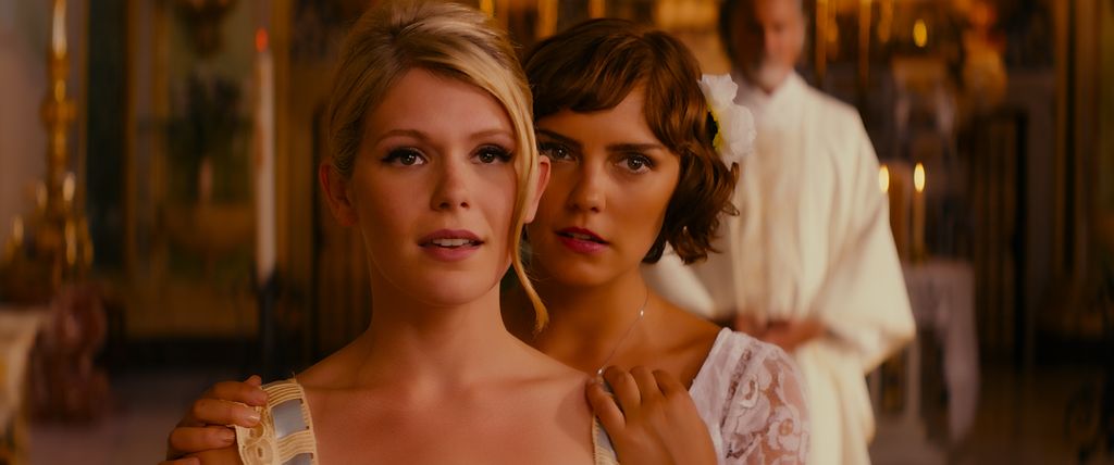Annabel Scholey as Maddie and, Hannah Arterton as Taylor in Walking On Sunshine