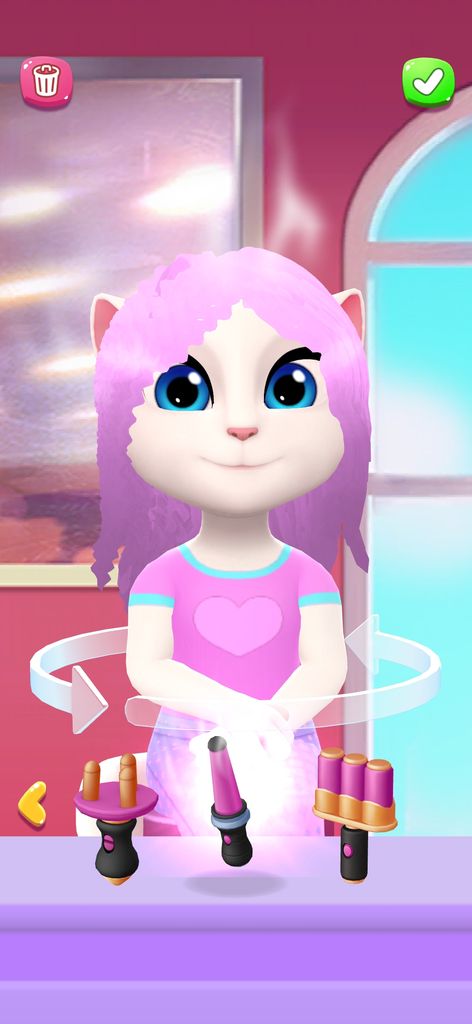 The new Hair Salon feature on My Talking Angela 2 is perfect for beauty fans